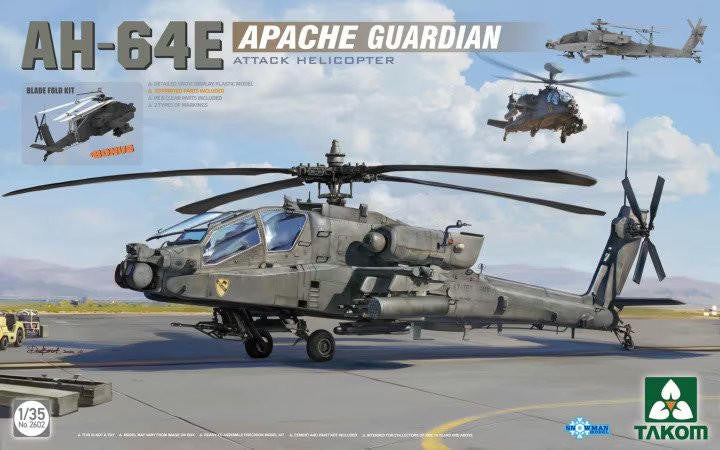 Takom 1/35 AH-64E Apache Guardian 2602